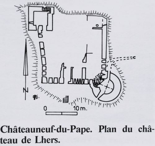 Plan du chteau de L'Hers