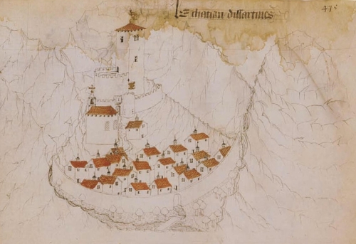 Armorial de Revel château d'Essertines Basses d'après les sources